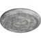 Ekena Millwork Medea Ceiling Medallion (Fits Canopies up to 5 1/2"), 16 1/2"OD x 1 1/2"P, Ultra Pure White Crackle CM16MDUWC - alternate 3